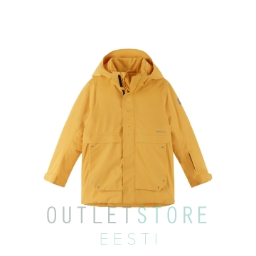 Reimatec winter jacket Kulkija 2.0 Amber Yellow, size 128 cm
