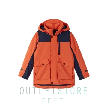 Reima Juniors waterproof insulated jacket Mainala Red orange